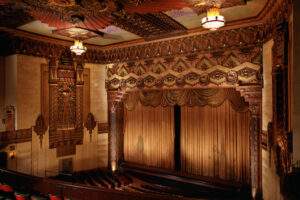 Warner Grand Theatre photo of stage from auditorium