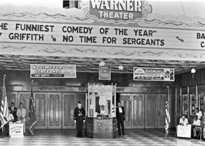 Warner Grand Theatre Historical Photo No Time for Sergeants Marquee