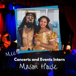 Meet Concerts and Events Intern Mason House (Beauty and the Beast cast photo)