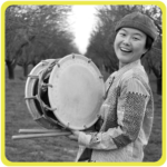 ManMan posing with a drum