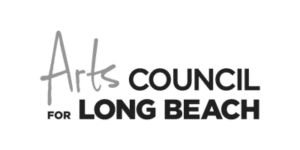 Arts Council for Long Beach Logo in black and white