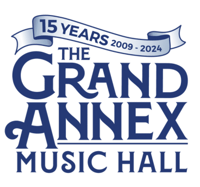 15 Years 2009-2024 The Grand Annex Music Hall, Anniversary Logo15 Years 2009-2024 The Grand Annex Music Hall, Anniversary Logo