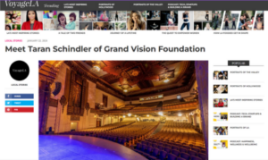 Meet Taran Schindler of Grand Vision Foundation Voyage LA