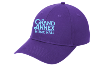 Cap, Purple with Blue Text