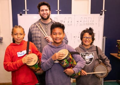 Park Western Percussion Students and their Meet the Music Teacher