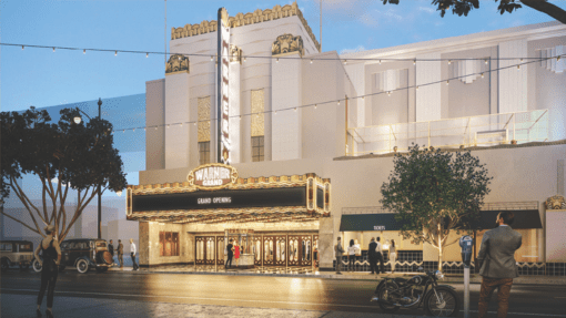 SPF:architects rendering of the Warner Grand Theatre