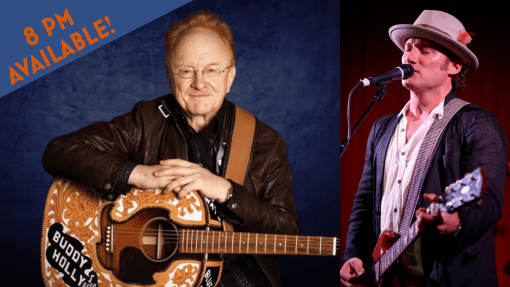 8 PM Available! Peter Asher (left), Chris Stills (right)