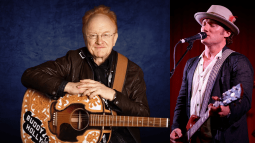 Peter Asher (left), Chris Stills (right)