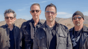 L.A.vation members stand in front of scenic mountains